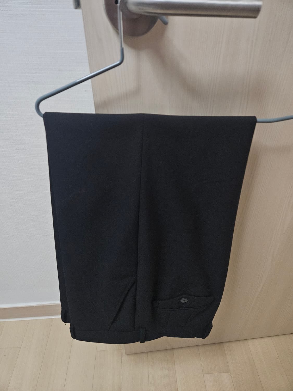 허스밴드파리 허즈밴드 파리 Husbands paris 블랙 와이드트라우져 상품이미지7