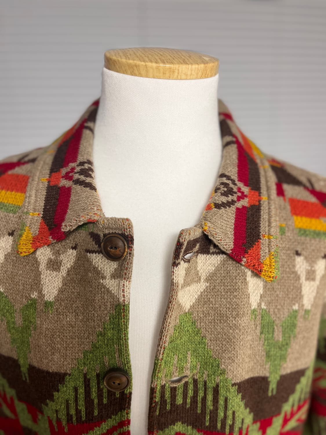 RRL 더블알엘 캐시미어 믹스드 네이티브 울 니트 자켓 XL 상품이미지7