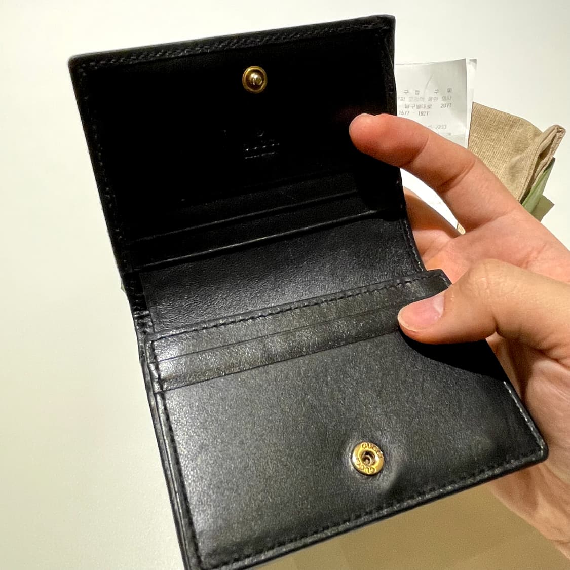 [풀구성/A급] 구찌 GG 마몽 마틀라세 지갑  상품이미지4