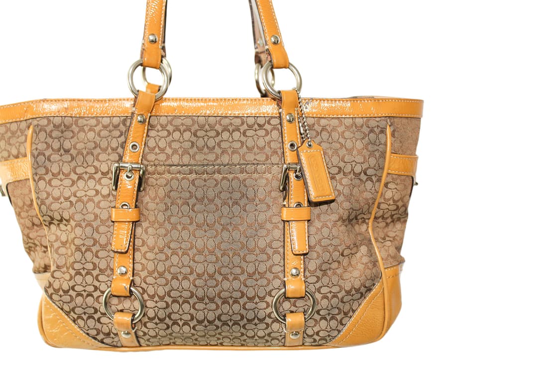 2000s COACH Y2K 코치 모노그램 토트백 상품이미지4