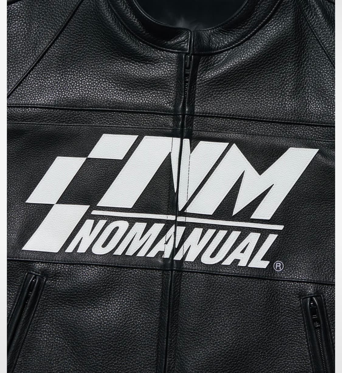 노메뉴얼 (NOMANUAL) / 스피드 레이싱 레더자켓 / L 상품이미지5