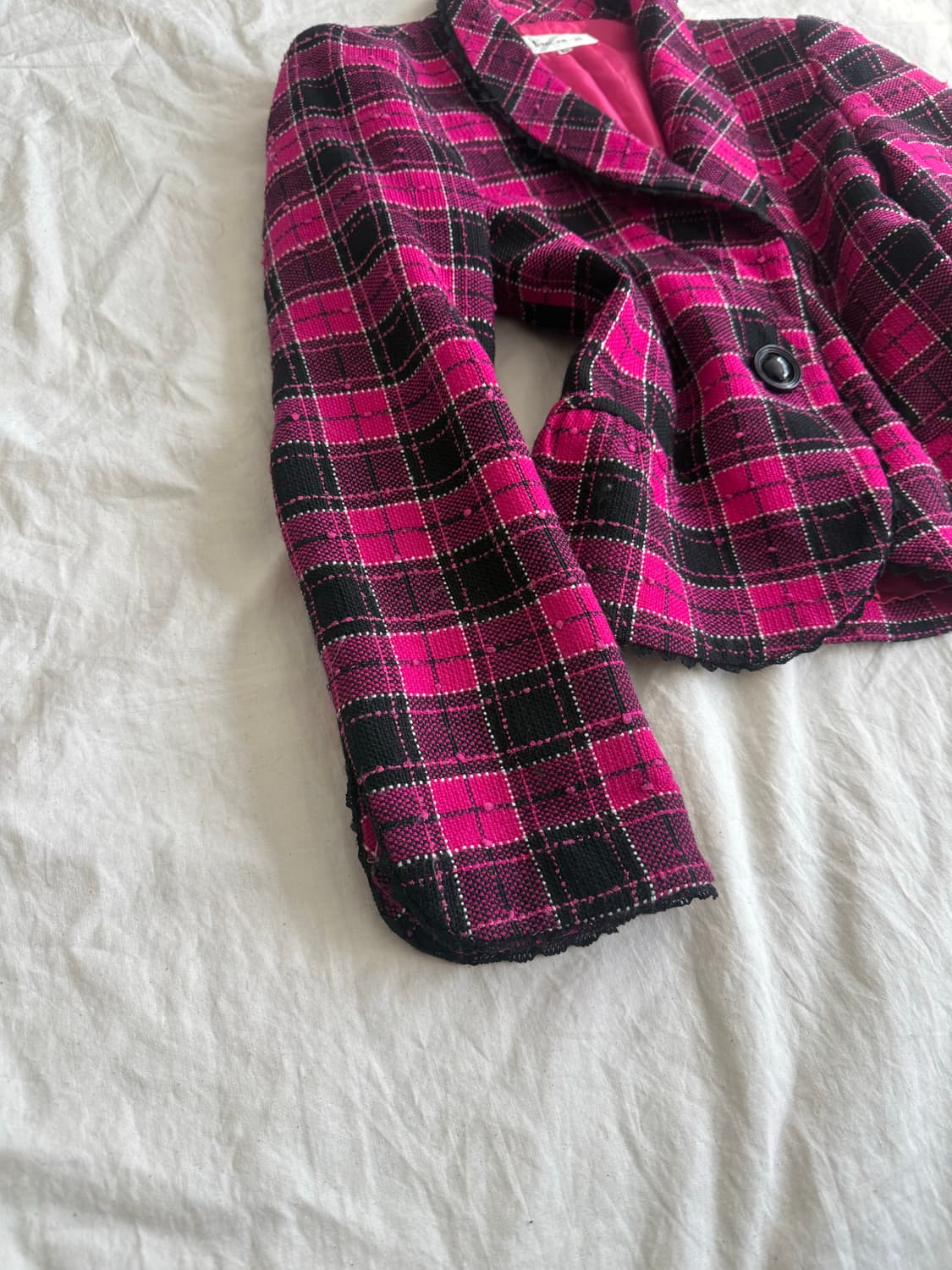 갸루펑크 나나펑크 트위드 자켓 상품이미지2