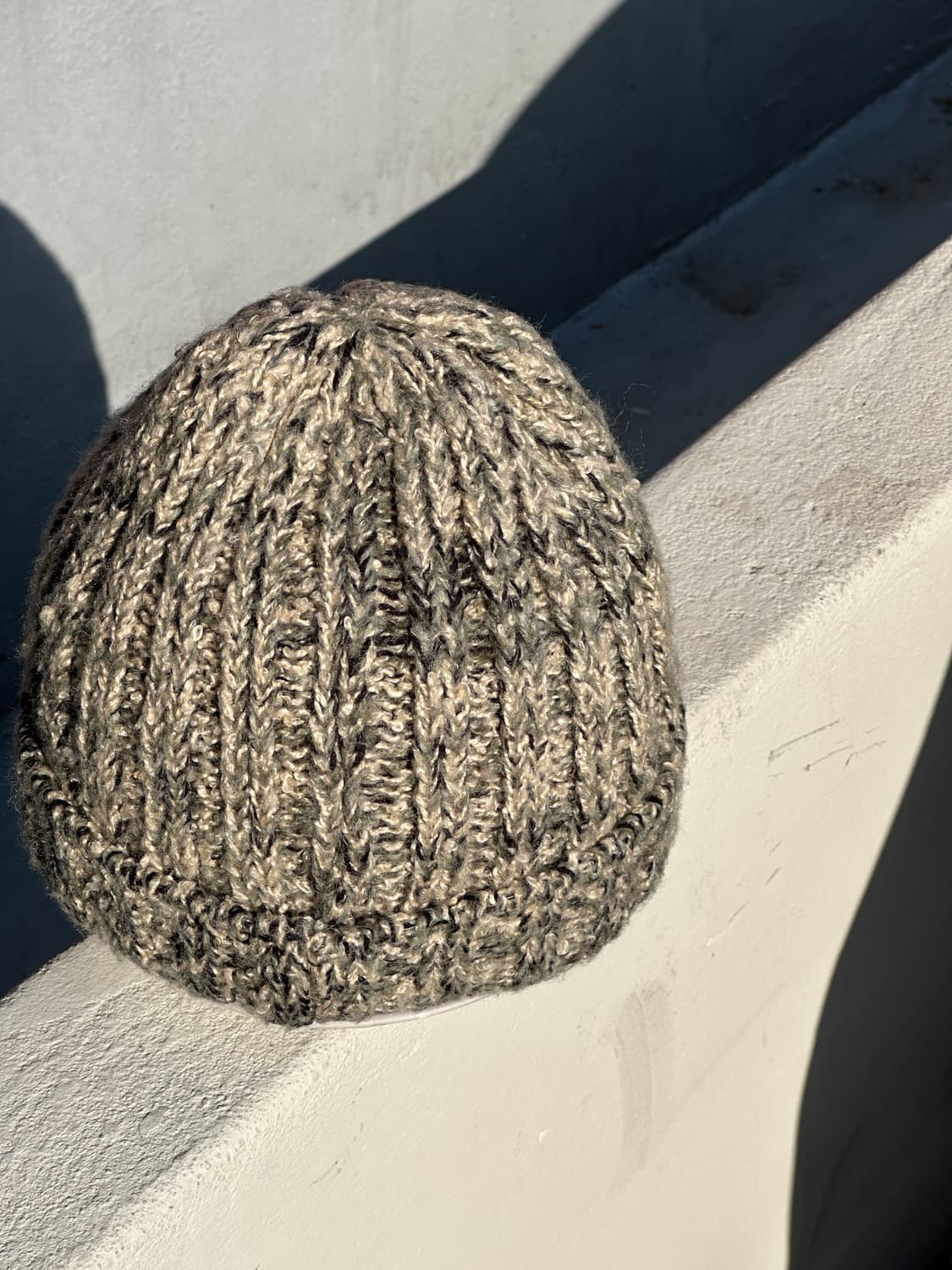 [F] 빈티지 보카시 니트 비니 모자 상품이미지2