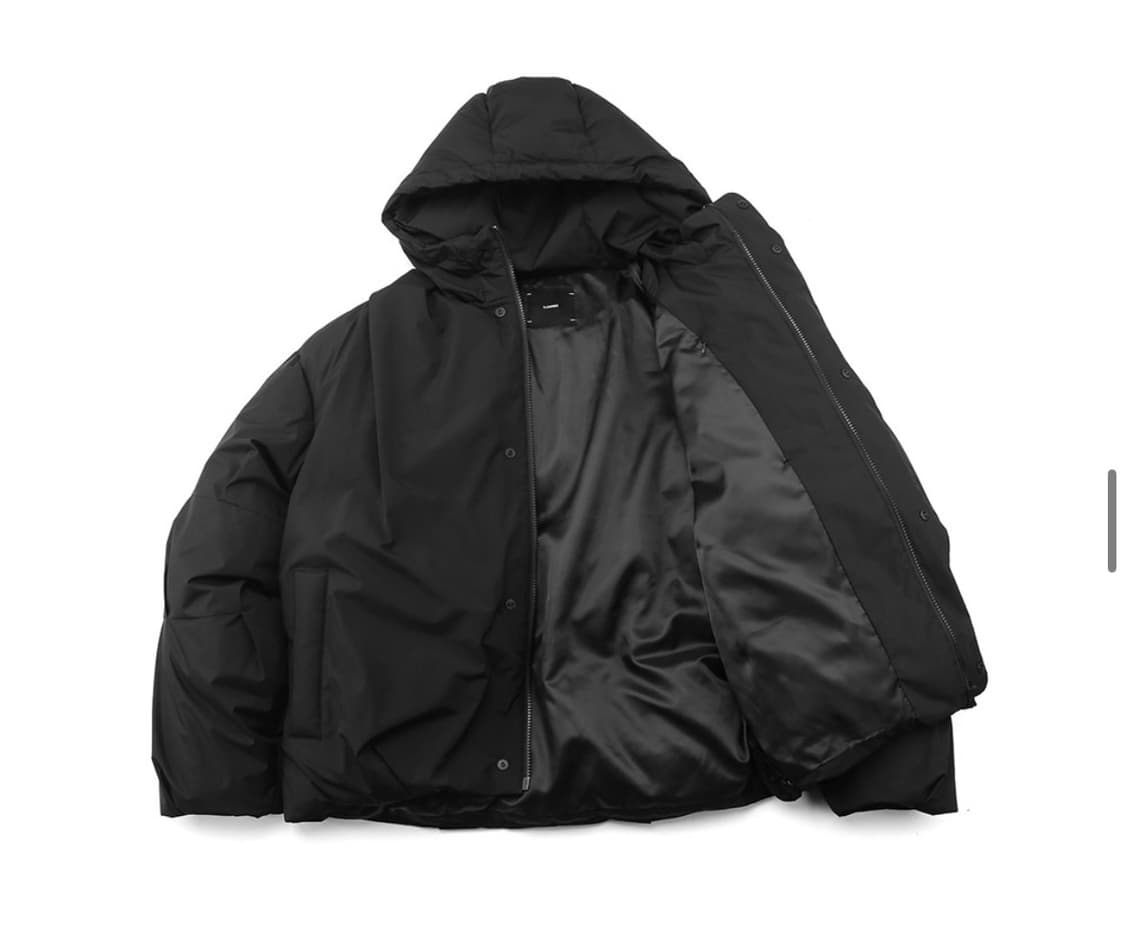 [L] 일꼬르소 IL CORSO 플리츠 볼륨 후드 구스다운 점퍼 상품이미지9