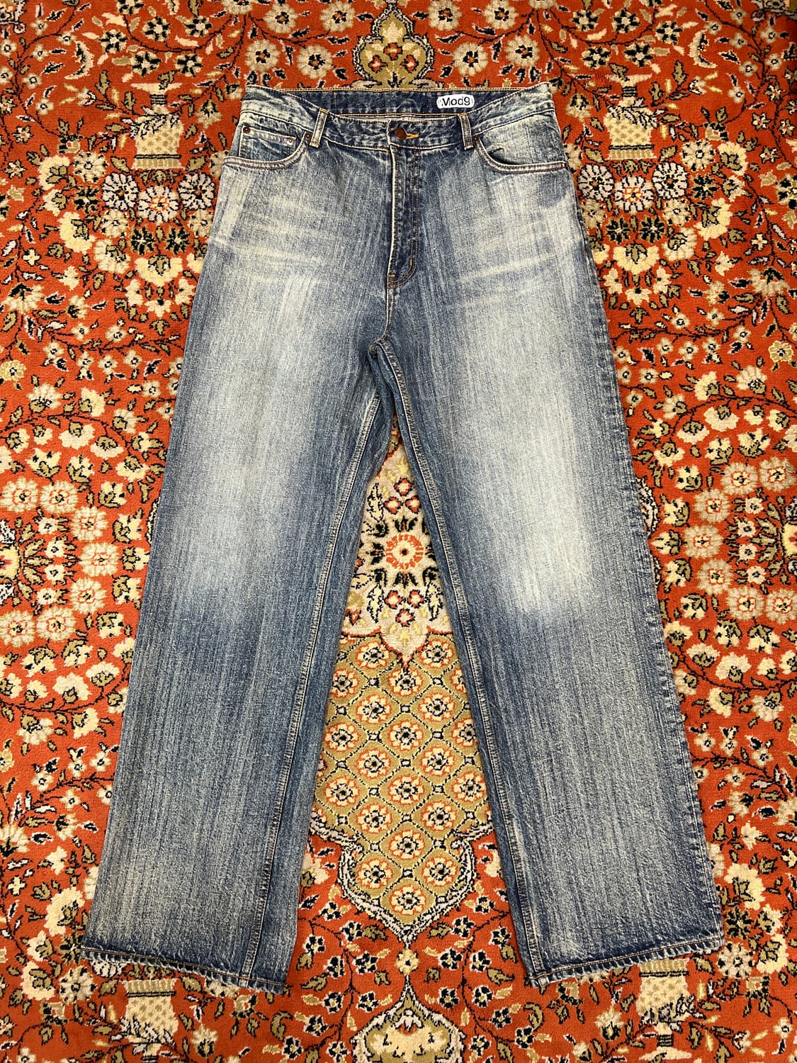 [32] MODNINE 모드나인 MOD7W 중청 와이드 데님팬츠 상품이미지1