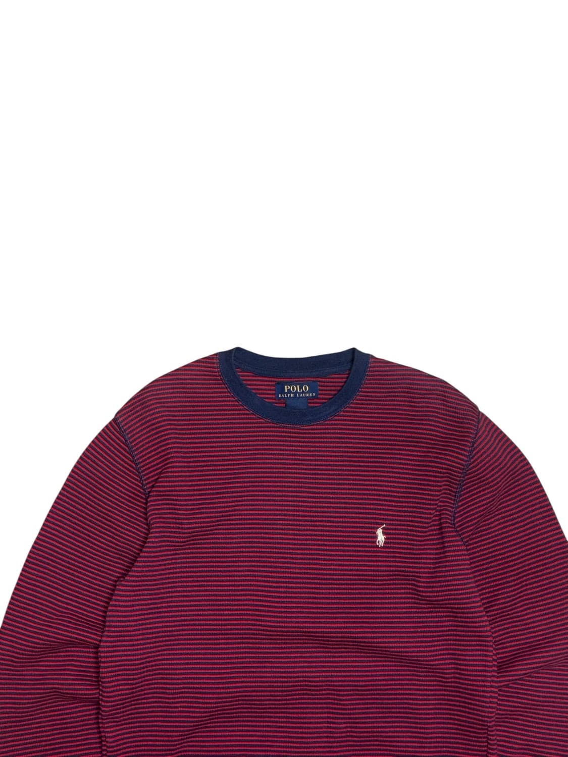 폴로 랄프로렌 스트라이프 와플 롱슬리브  상품이미지6