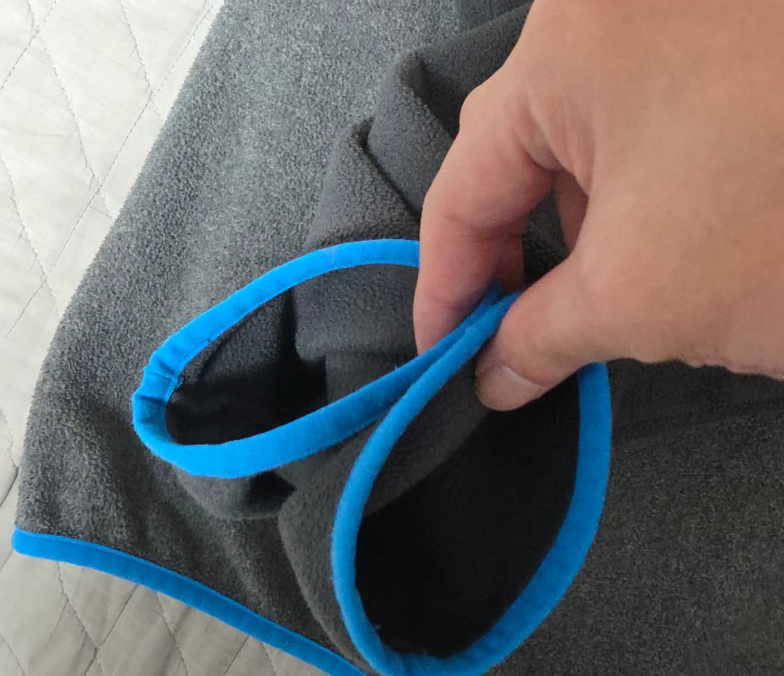 [M/L] 빈티지 파타고니아 신칠라 플리스 후드 스냅 풀오버 그레이/블루 상품이미지6