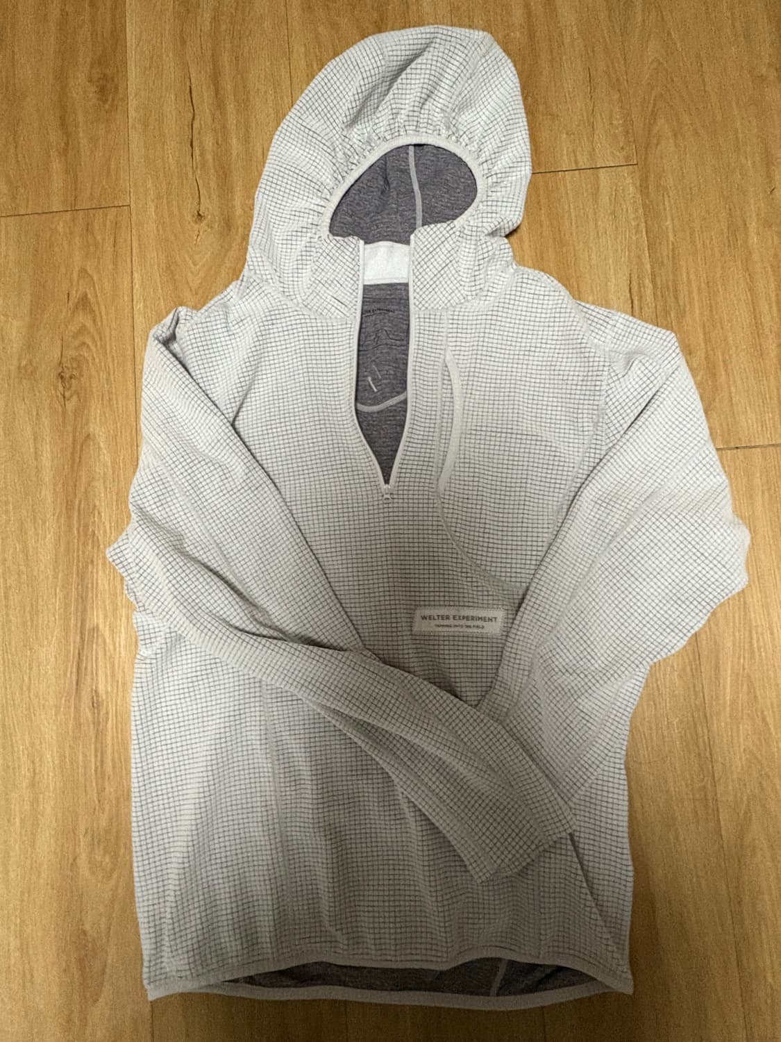 웰터 익스페리먼트 SQUARE FLEECE HOOD PULL OVER 2 상품이미지1