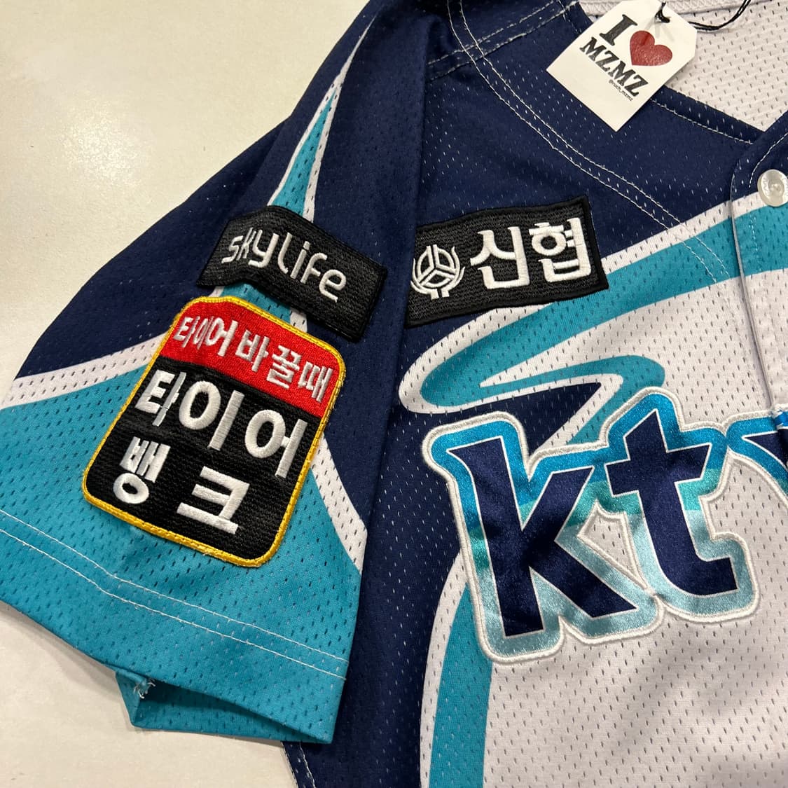 [90] KT Wiz 이대형 야구 유니폼 반팔 A971 상품이미지4