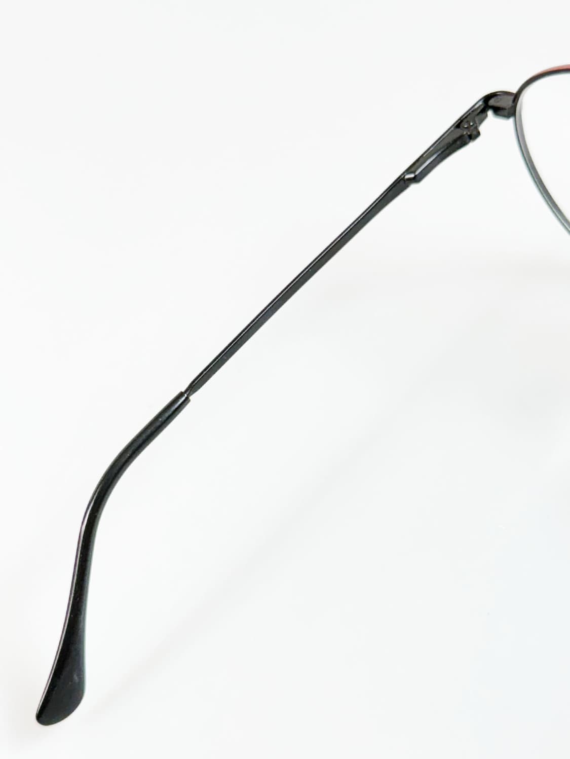 90s 유럽제 핑크 블랙 투톤 슬림 라운드 빈티지 안경 상품이미지7