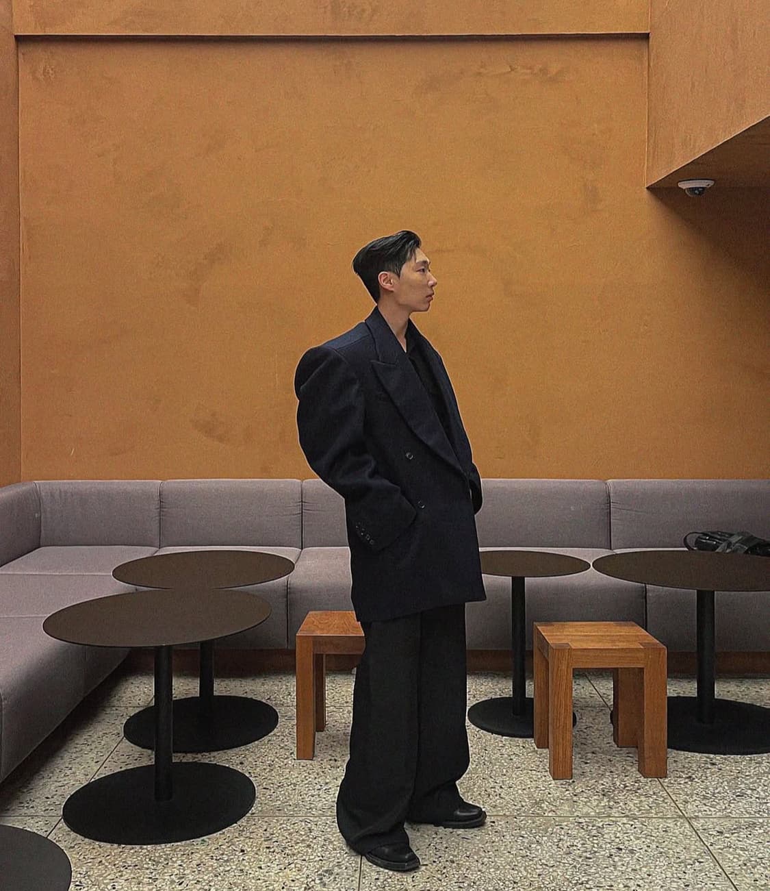 헤드메이너 네이비 코트 상품이미지2