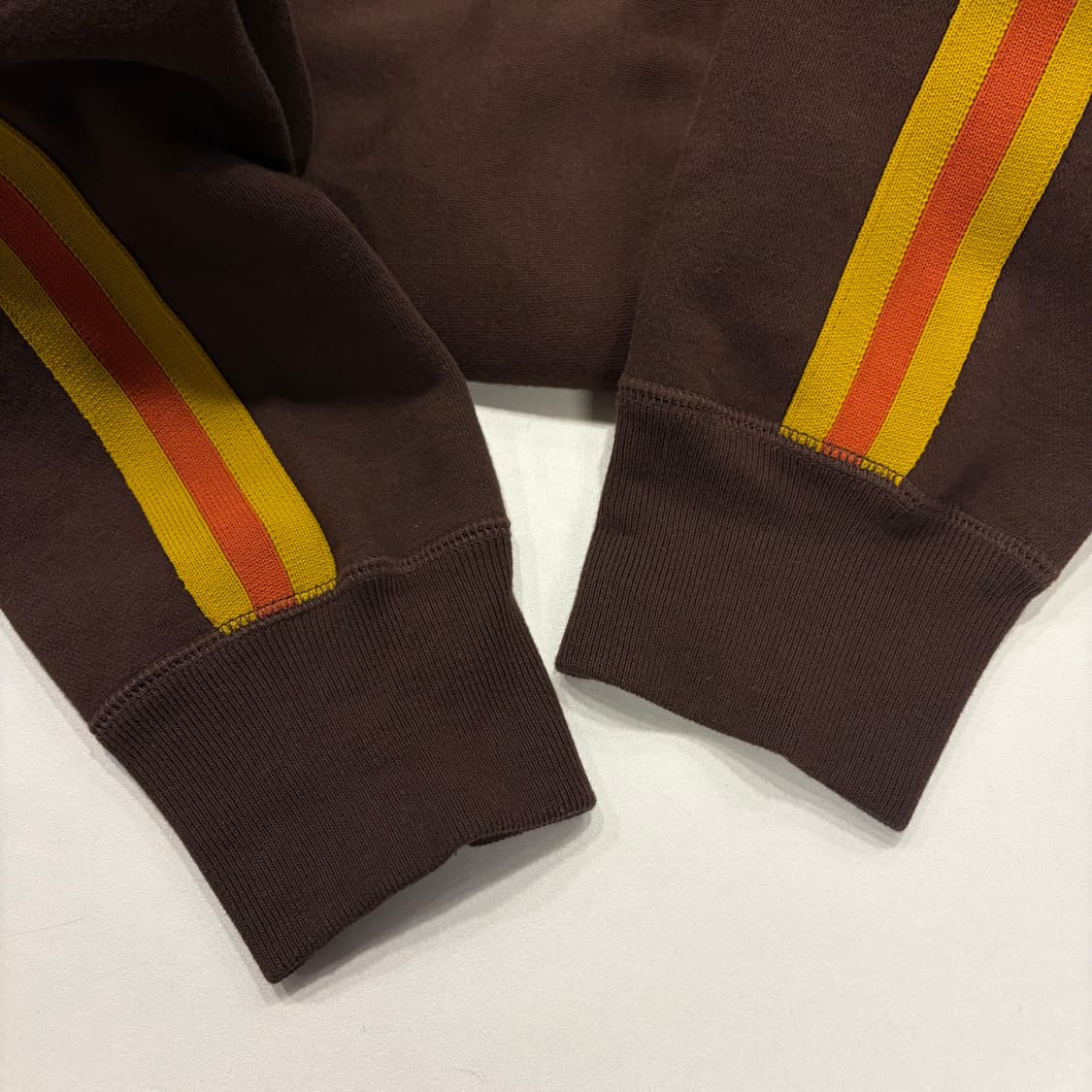 [L] 엔지니어드가먼츠 브라운 컬러 라인 후드집업 B690 상품이미지9