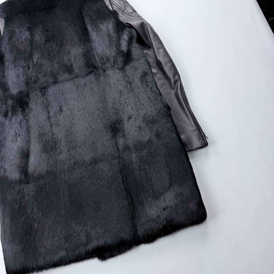 epitaph 래빗퍼&카멜 가죽 롱 무스탕 상품이미지10