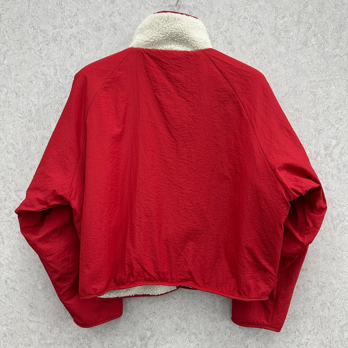 FREE 오버핏 여자 양면 리버서블 양털 뽀글이 점퍼 상품이미지4