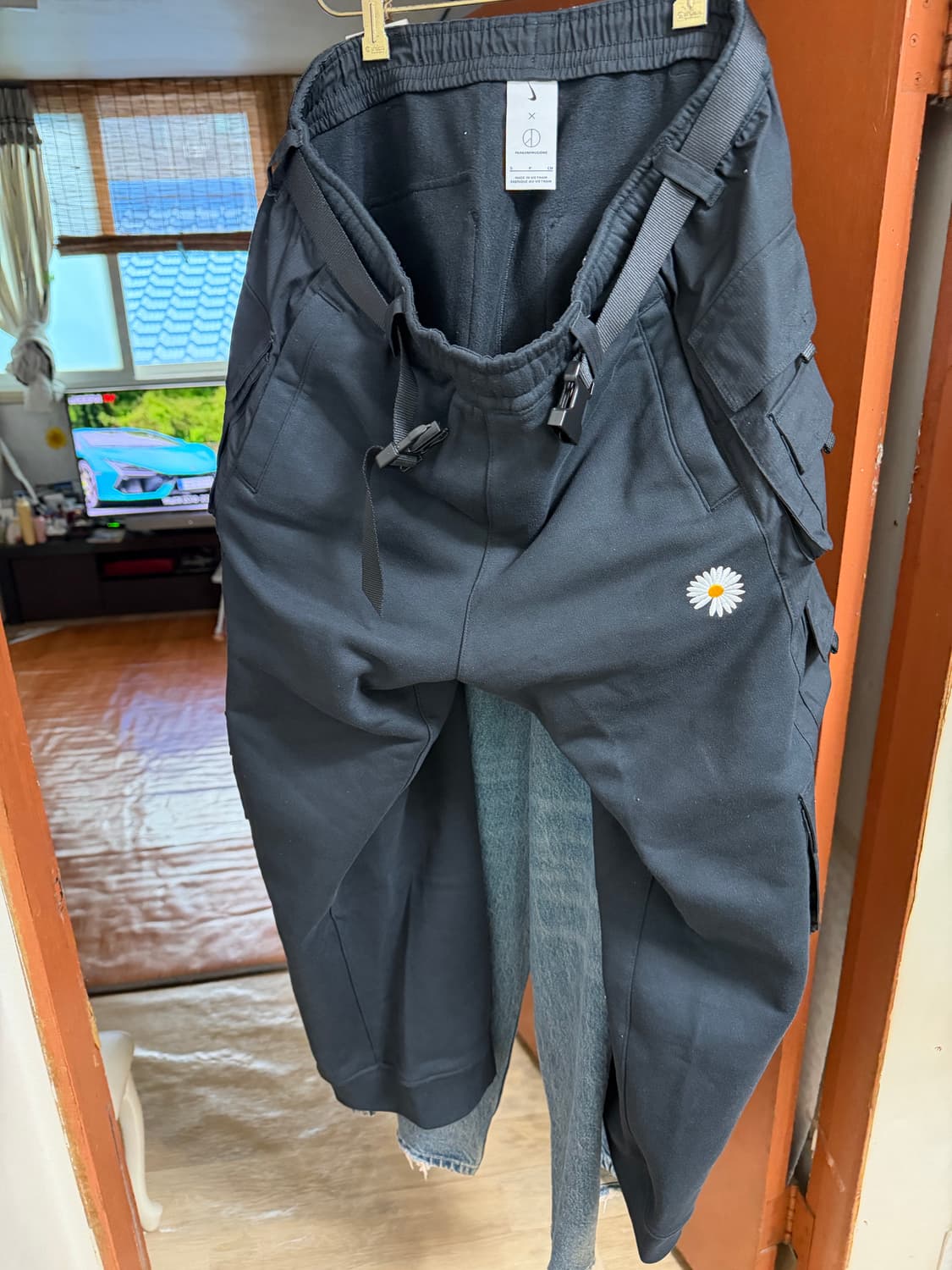 나이키 x 피스마이너스원  와이드 팬츠 블랙 (DR0096-010) 상품이미지1