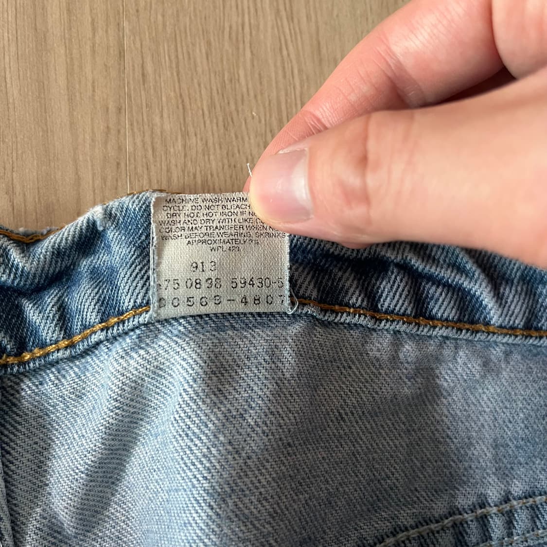 90s 빈티지 리바이스 569 라지 스트레이트핏 made in usa 상품이미지3