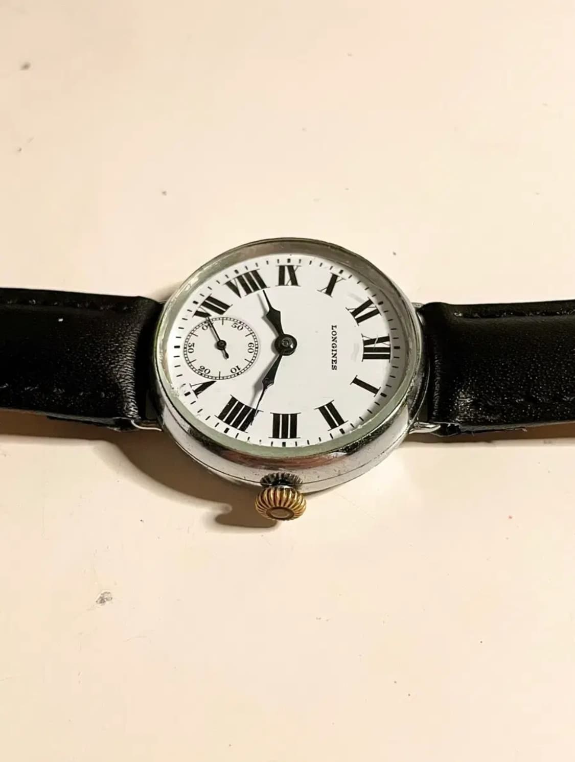 1930년대 빈티지 론진 로마 다이얼 수동 시계 앤틱 LONGINES 상품이미지4