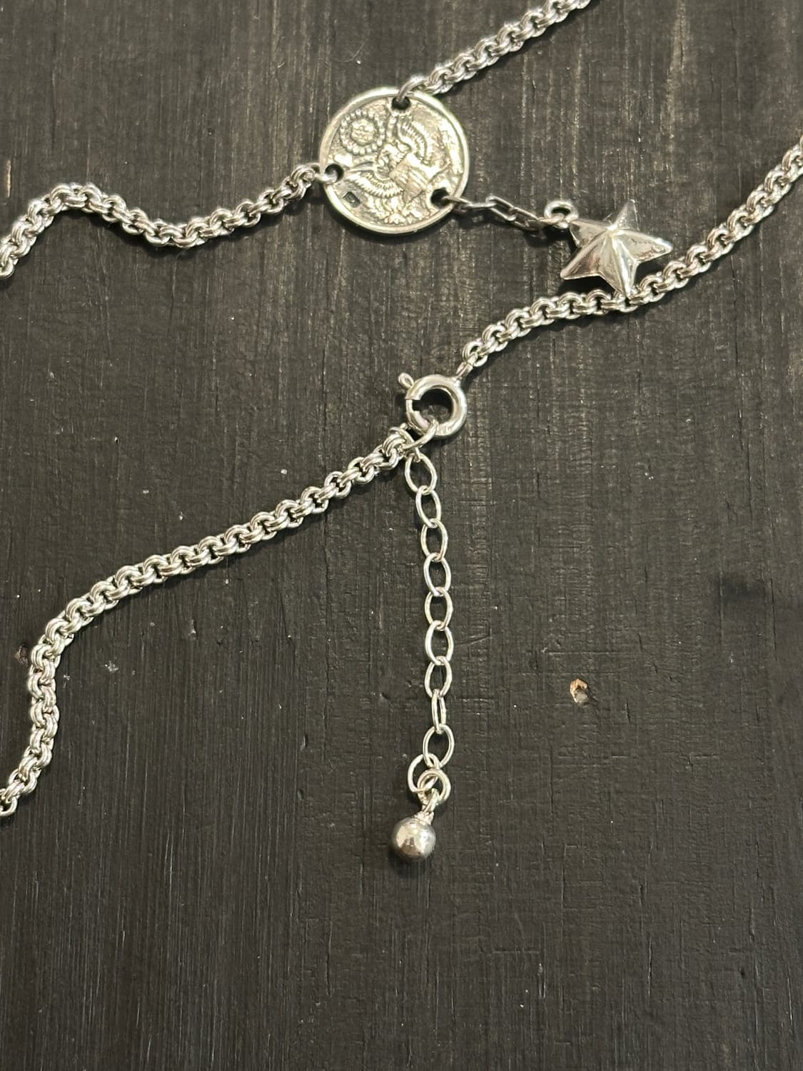 Musta Coin Starbound 925Silver Necklace 상품이미지3