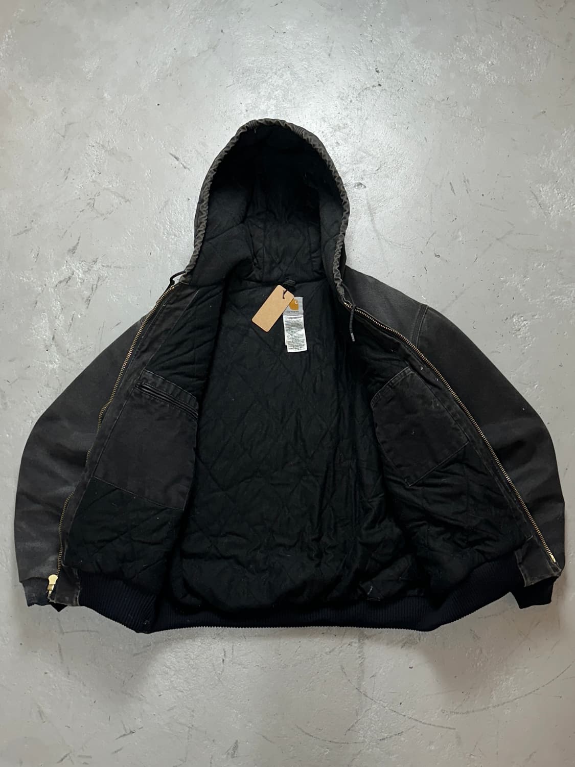 OG 칼하트 J130 액티브 자켓 칼하트 BLK 하드에이징 상품이미지7