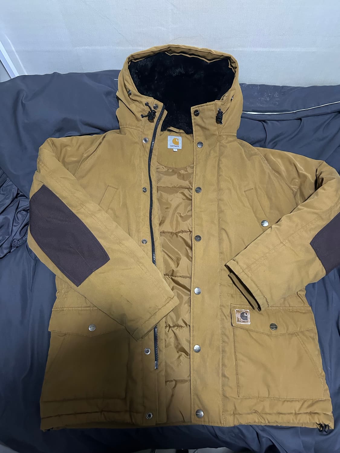 칼하트 트래퍼 파카 브라운 L 상품이미지2