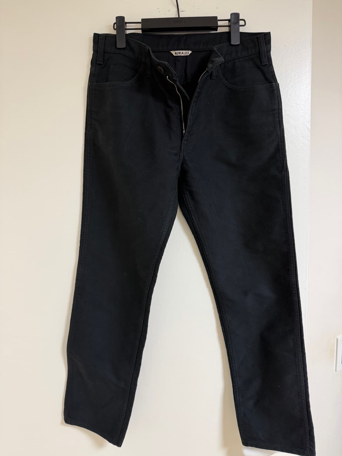 [3] 오라리 스트레이트 블랙 데님 상품이미지3