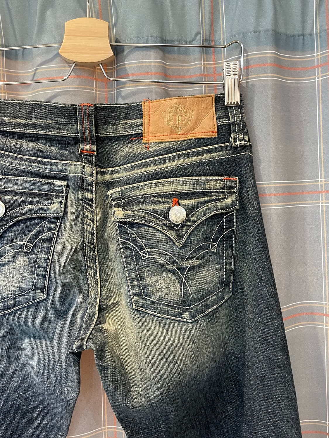 made in USA 로우라이즈 워싱부츠컷 상품이미지3