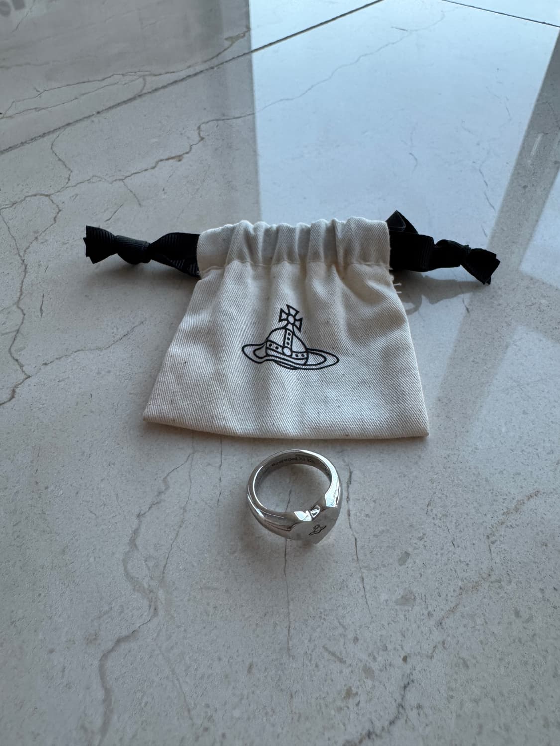 비비안웨스트우드 하트 링 반지 사이즈 7 상품이미지2