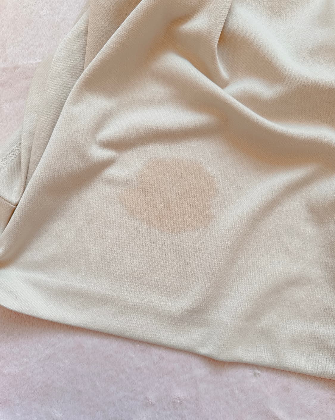 크림베이지 셔링 롱 스커트 상품이미지8