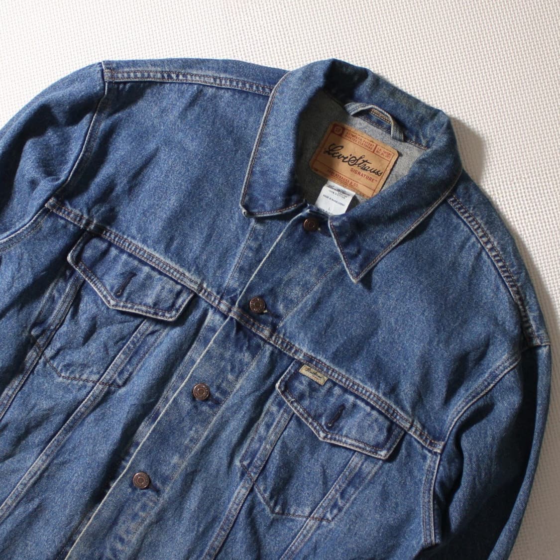 Levi’s 리바이스 Signature 데님 트러커 자켓 L026 상품이미지3
