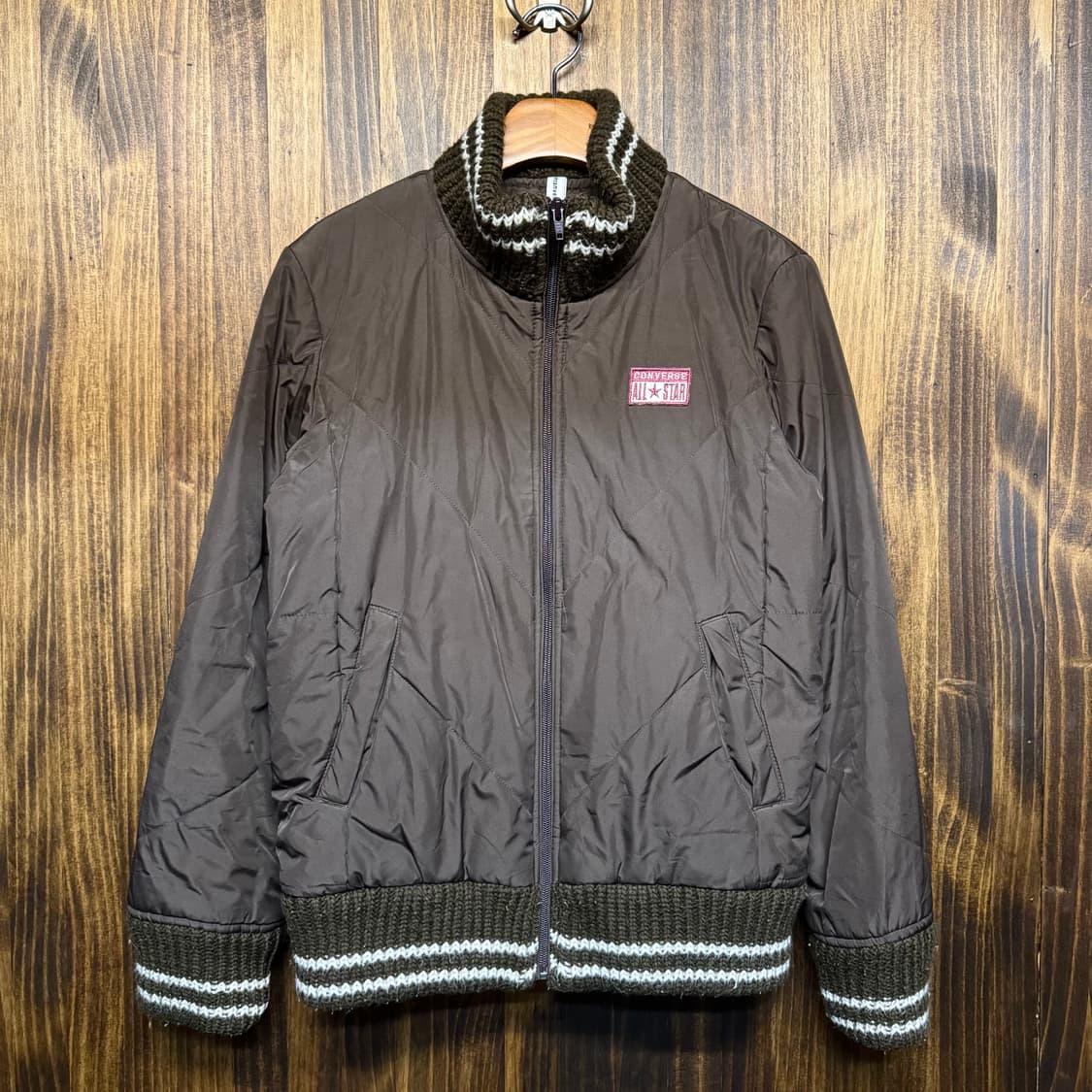 CONVERSE brown padded jacket 상품이미지2