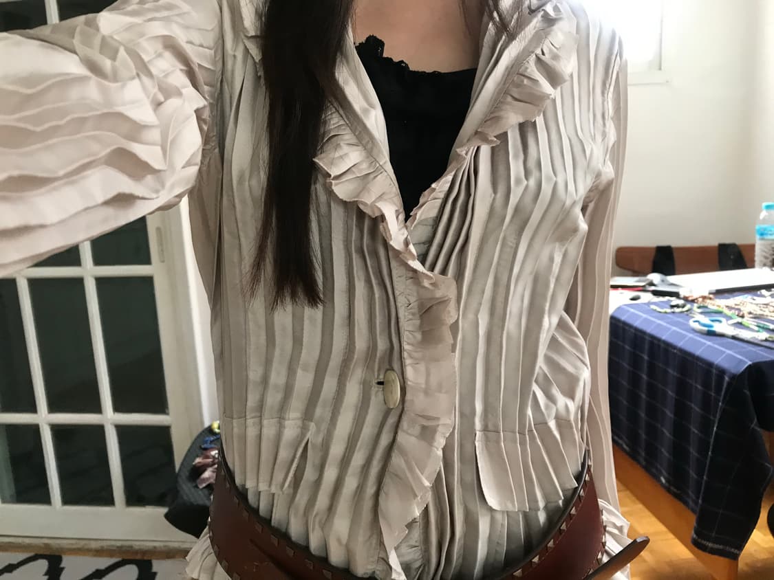 vintage pleats jacket 상품이미지3