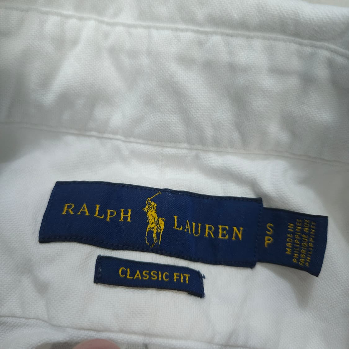 폴로 랄프 로렌 신형 화이트 옥스포드 셔츠 S 클래식핏 상품이미지5