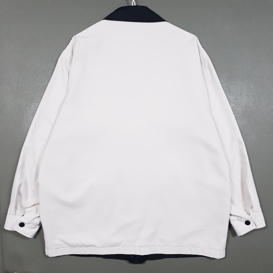 실측 XL) YSL 입생로랑 리버서블 양면 포켓 사파리 자켓 화이트 블랙 상품이미지7