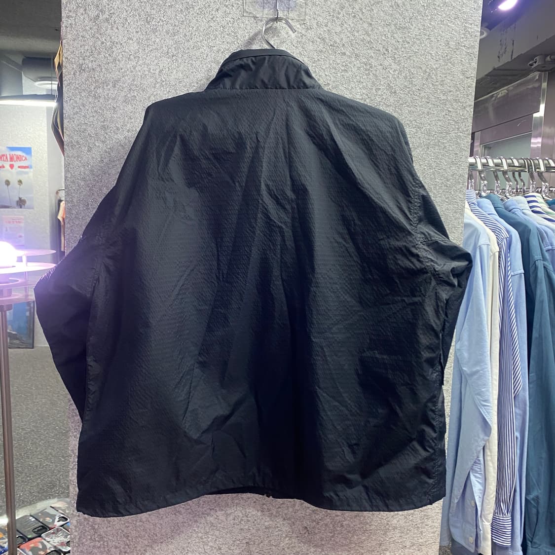 그라미치 스몰로고 블랙 바람막이 B3177 상품이미지4