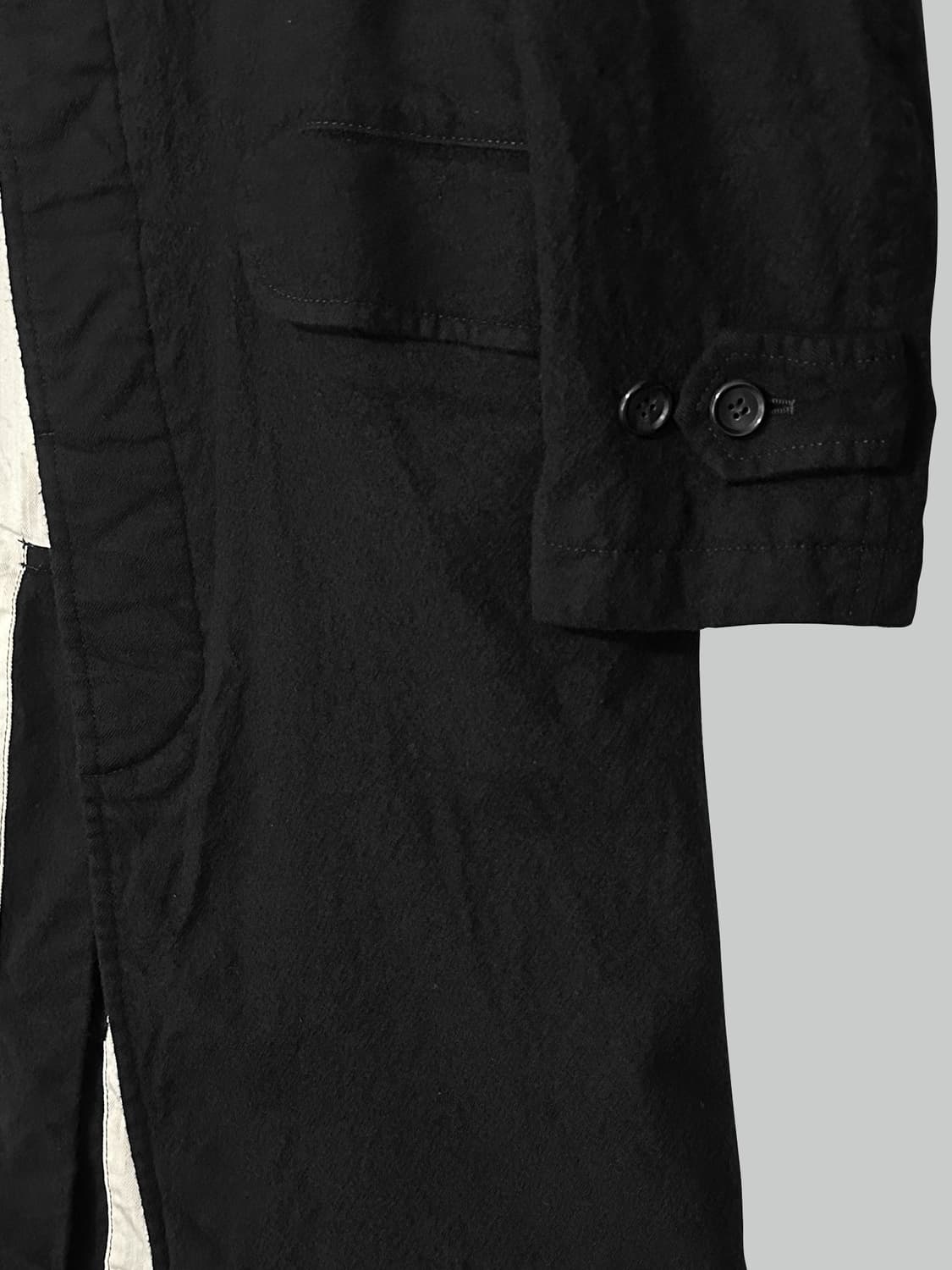 꼼데가르송 옴므 축융 울 맥코트 블랙 상품이미지4