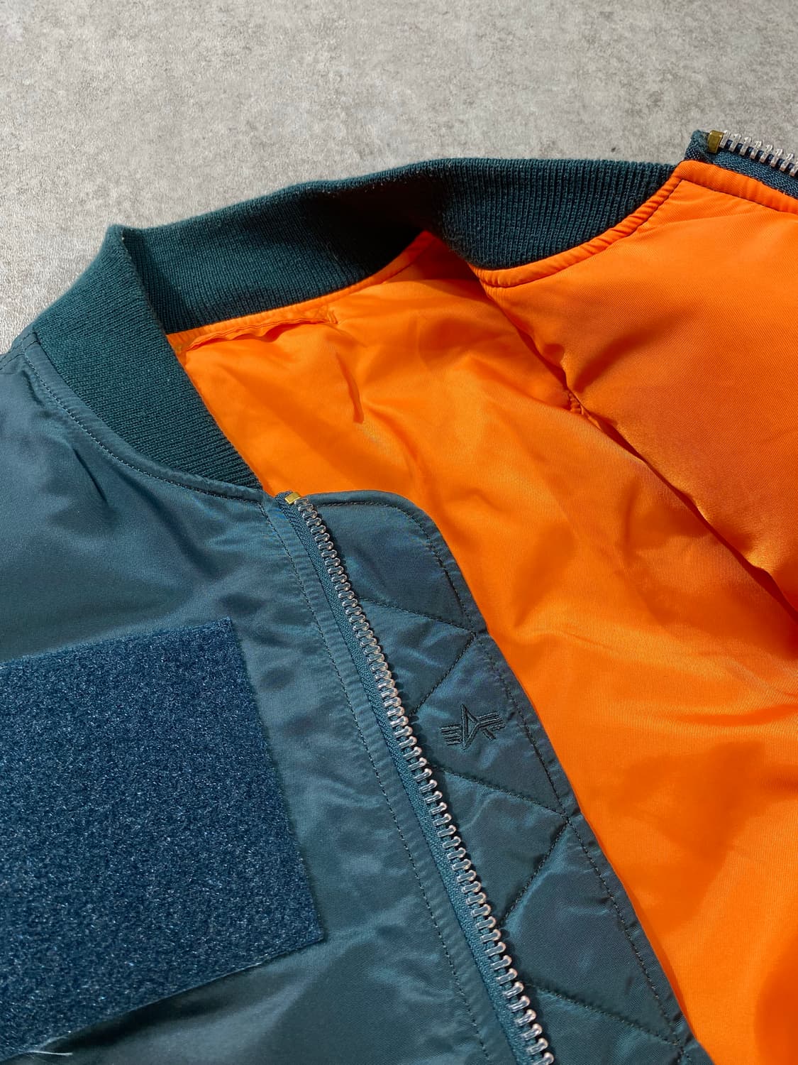 [XS] 알파인더스트리 슬림핏 리버서블 MA-1 플라이트 자켓 상품이미지5