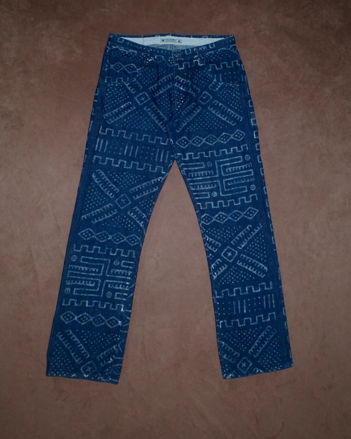 사스콰치패브릭스 네이티브 페인팅 데님 팬츠 상품이미지1