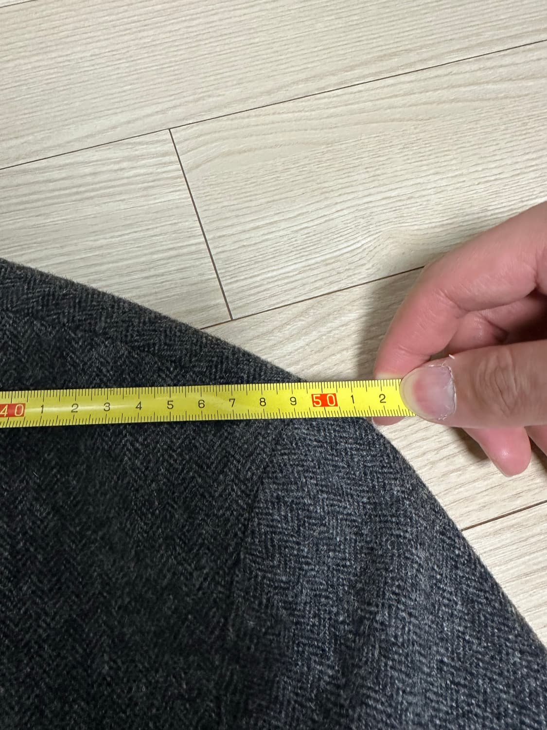 Pottery 셔클랜드 헤링본 자켓 (차콜) 5사이즈 판매 상품이미지8