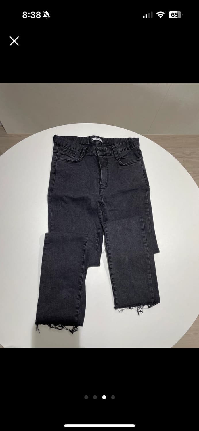 원로그 슬림다크 블랙 바지m 상품이미지3