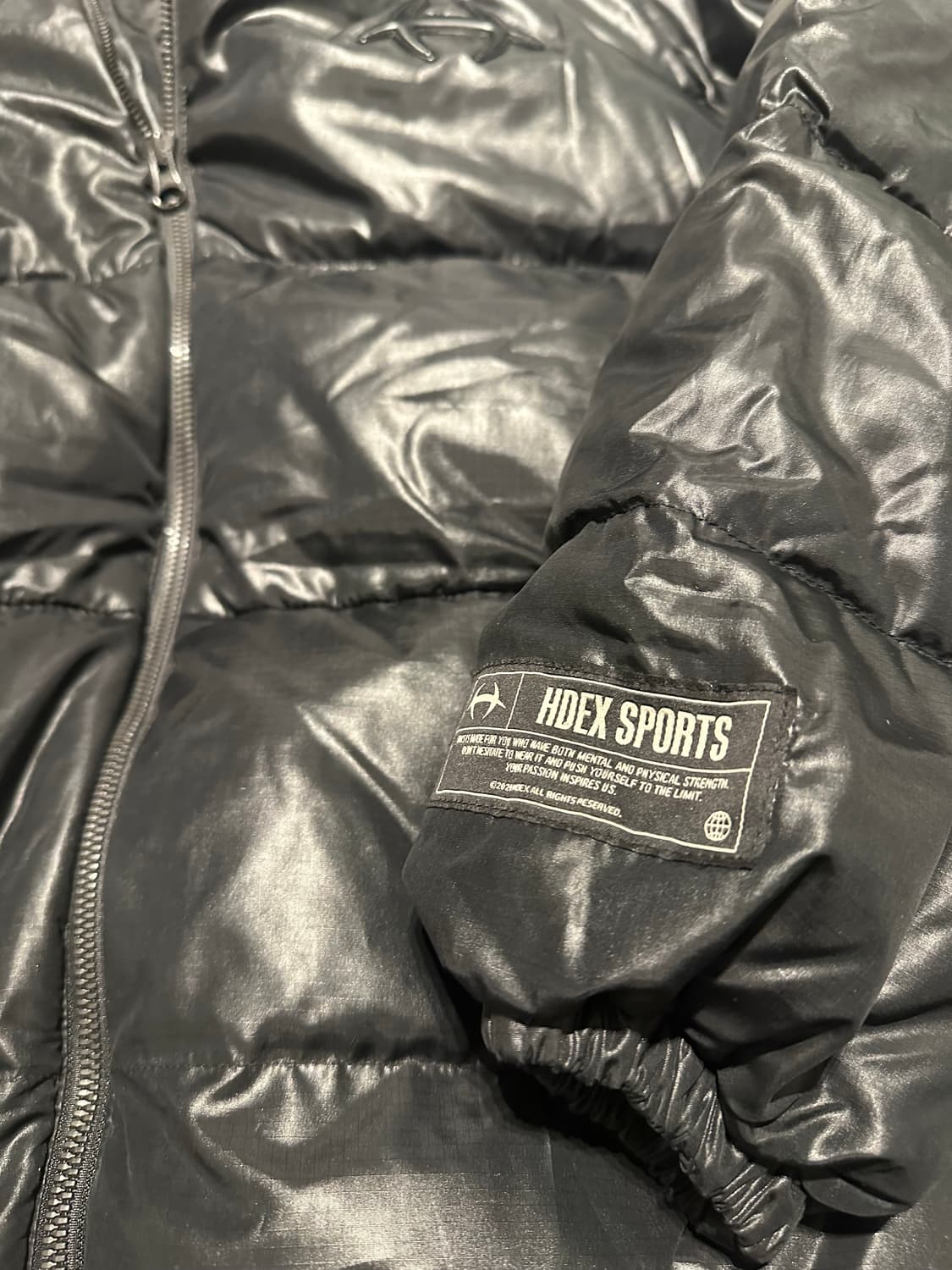 HDEX 덕다운 푸퍼 패딩 블랙 m 상품이미지5