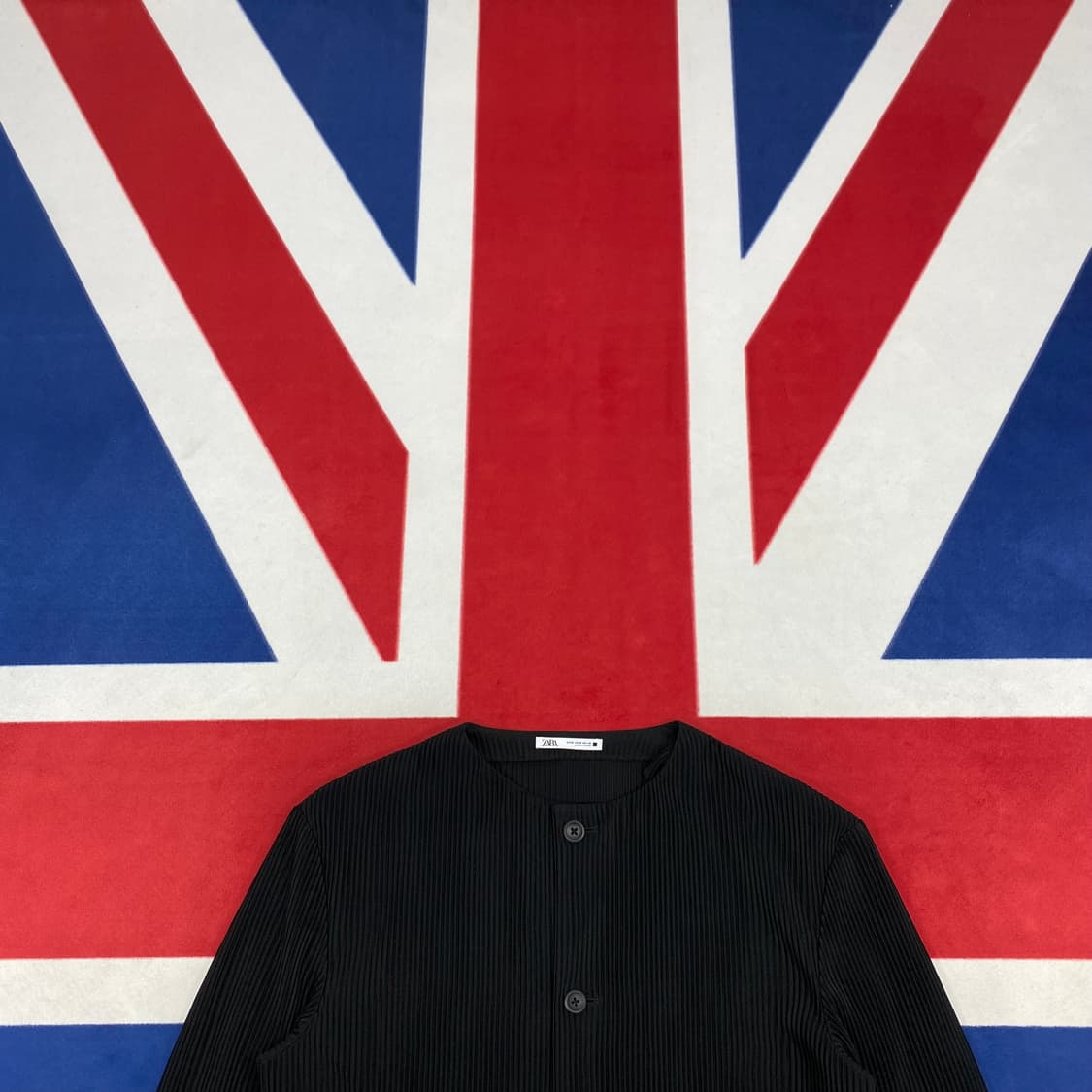 자라 플리츠 자켓 M실측 L  상품이미지2