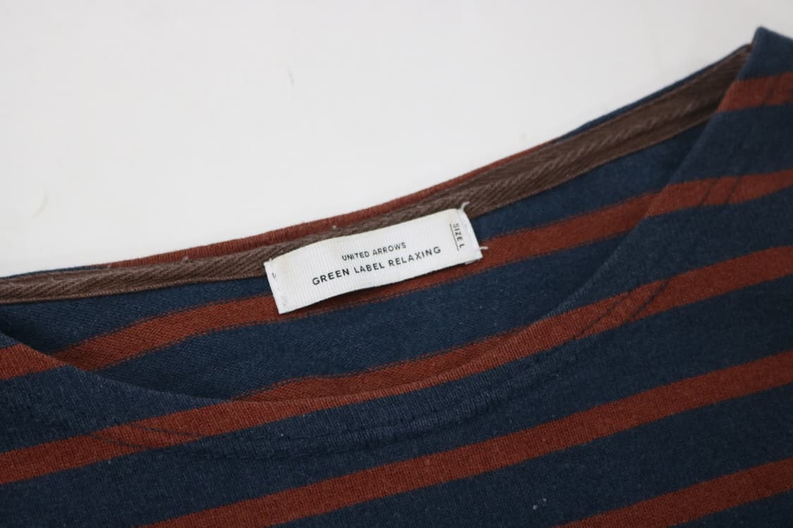 유나이티드 애로우즈 그린라벨 릴랙싱 스트라이프 포켓 롱슬리브 (L) 상품이미지5