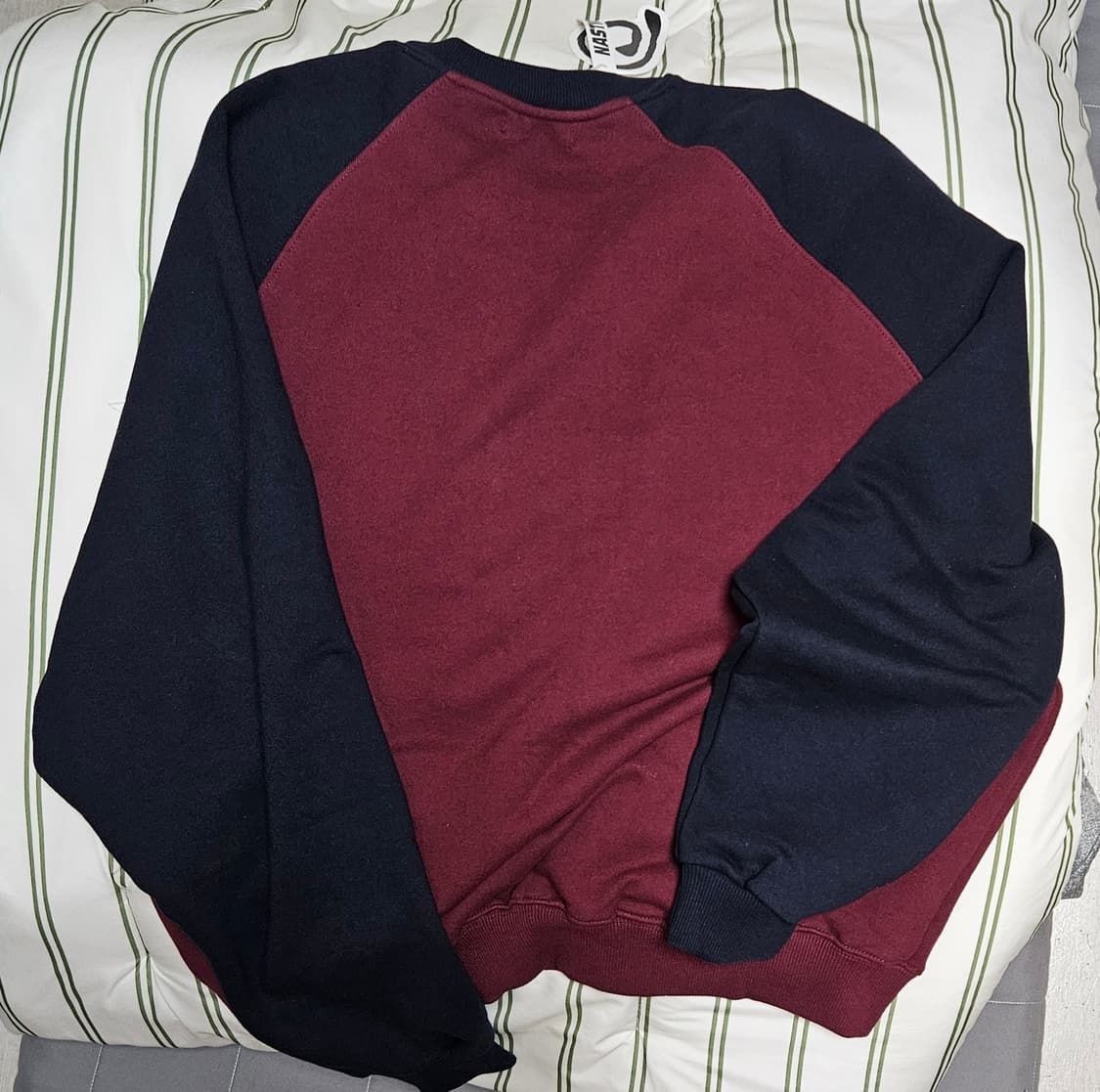 카이파이 네스티킥 맨투맨 버건디 M(새제품 상품이미지7