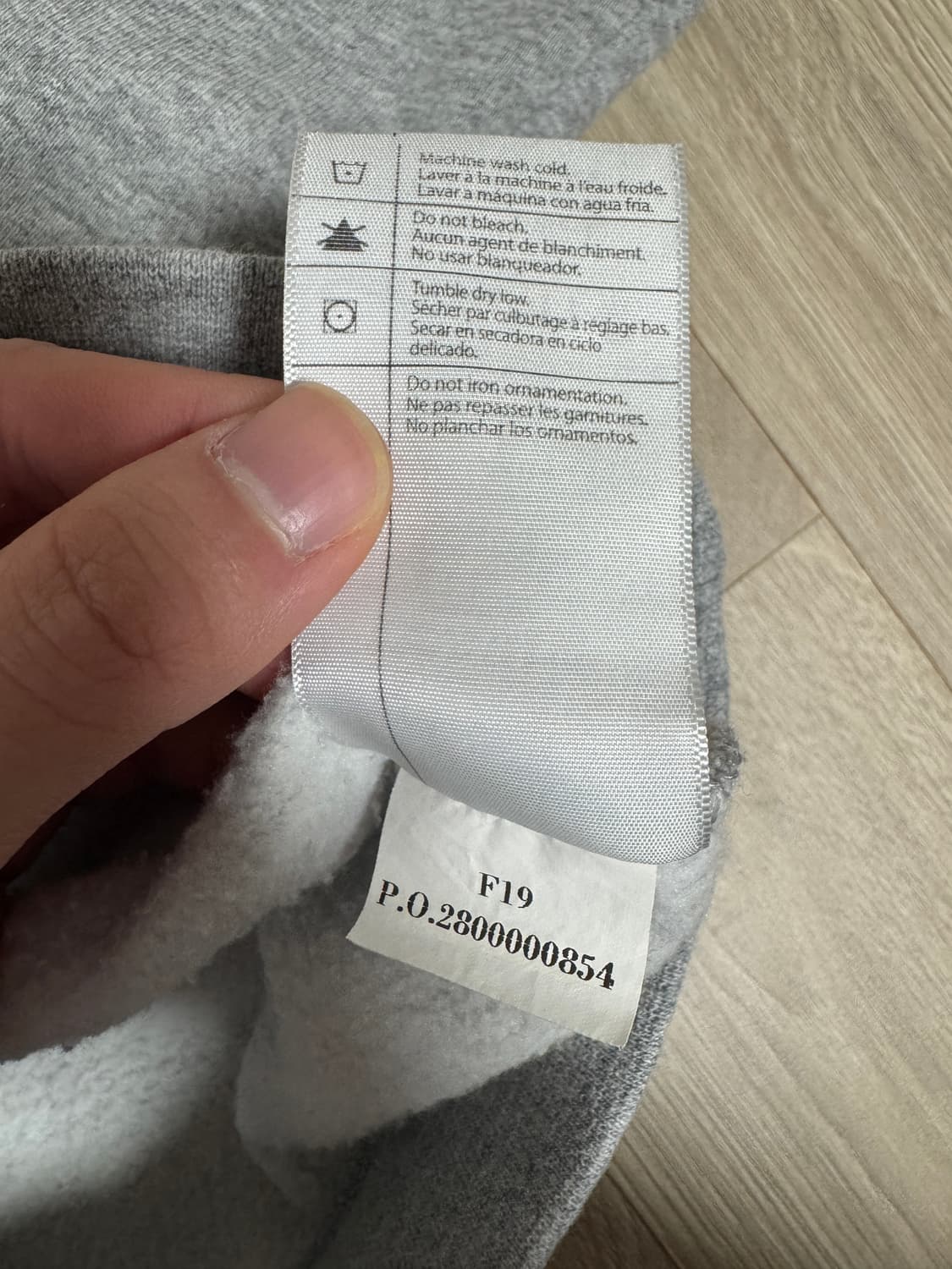 [S]칼하트 맨투맨 그레이 상품이미지5