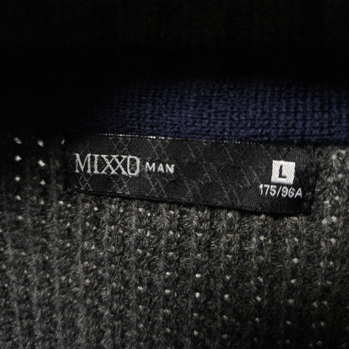 100 )  남성 와플 브이넥 니트 상품이미지3