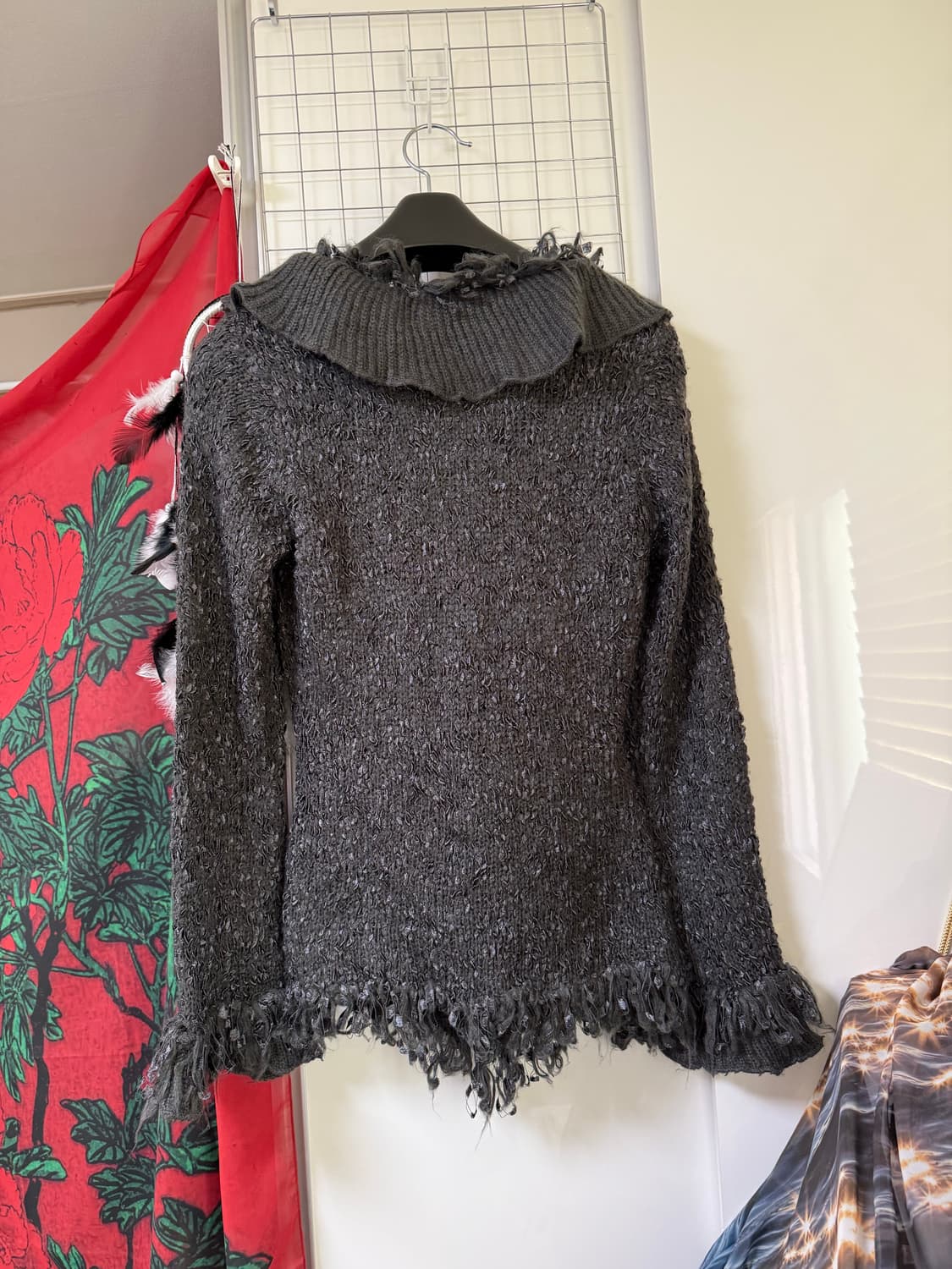 빈티지 오리엔탈 페어리 러플 가디건 상품이미지2