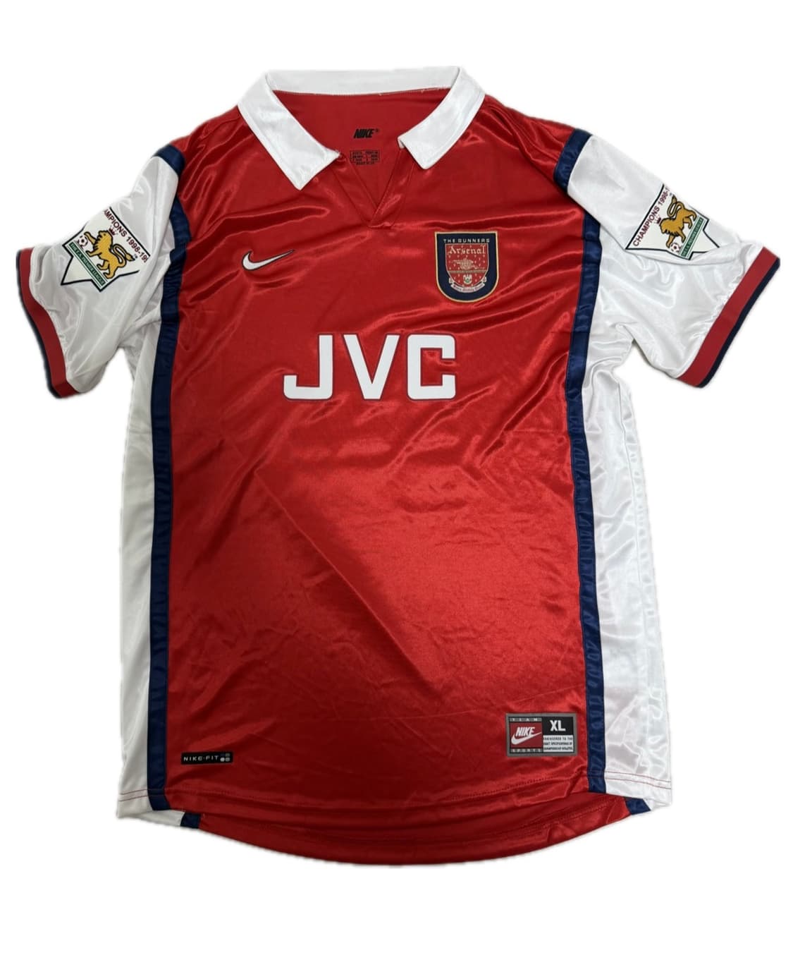 EPL 98/99 아스날 베르캄프 유니폼 팝니다 상품이미지2