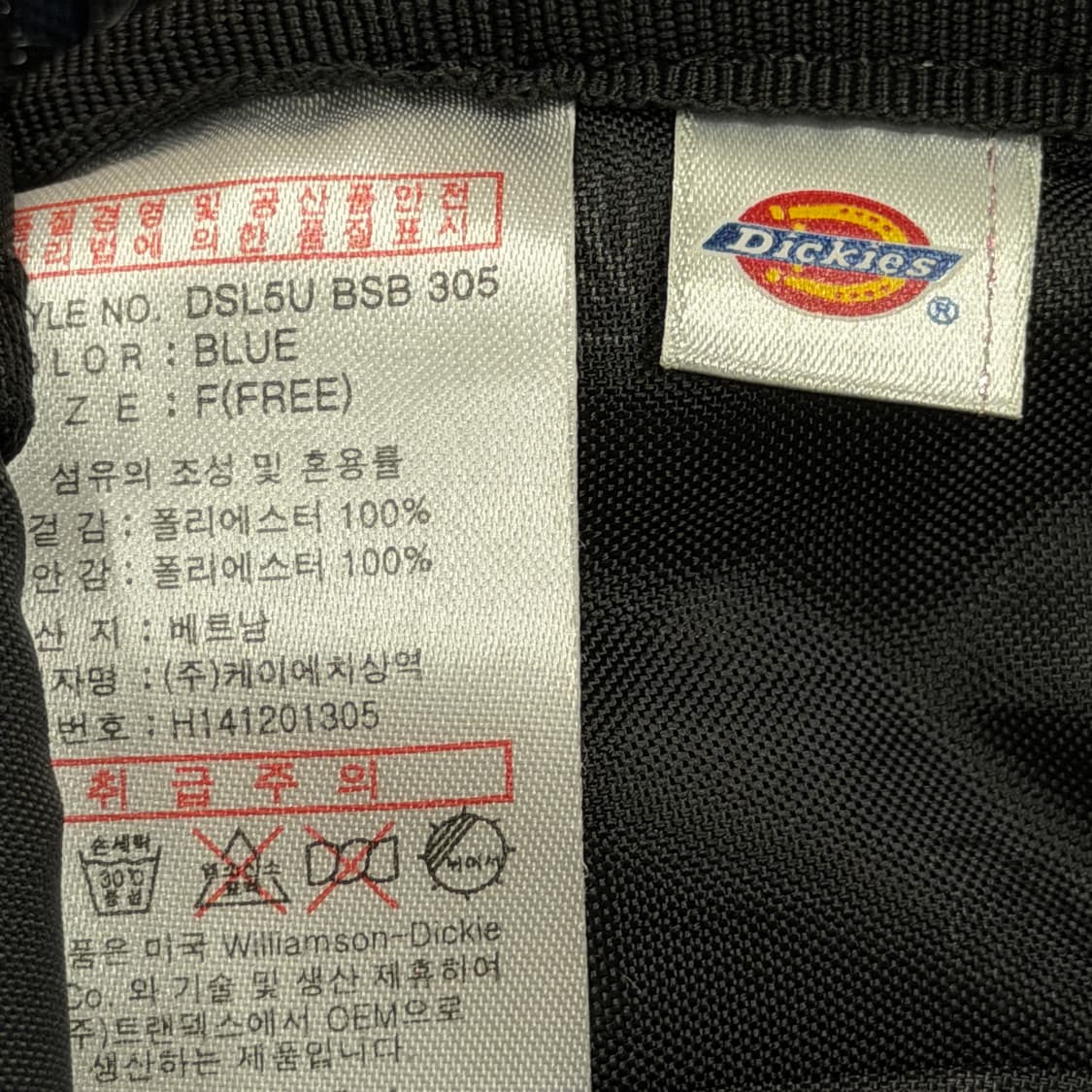 디키즈 빈티지 모리걸 도트 땡땡이 네이비 백팩 가방 상품이미지5