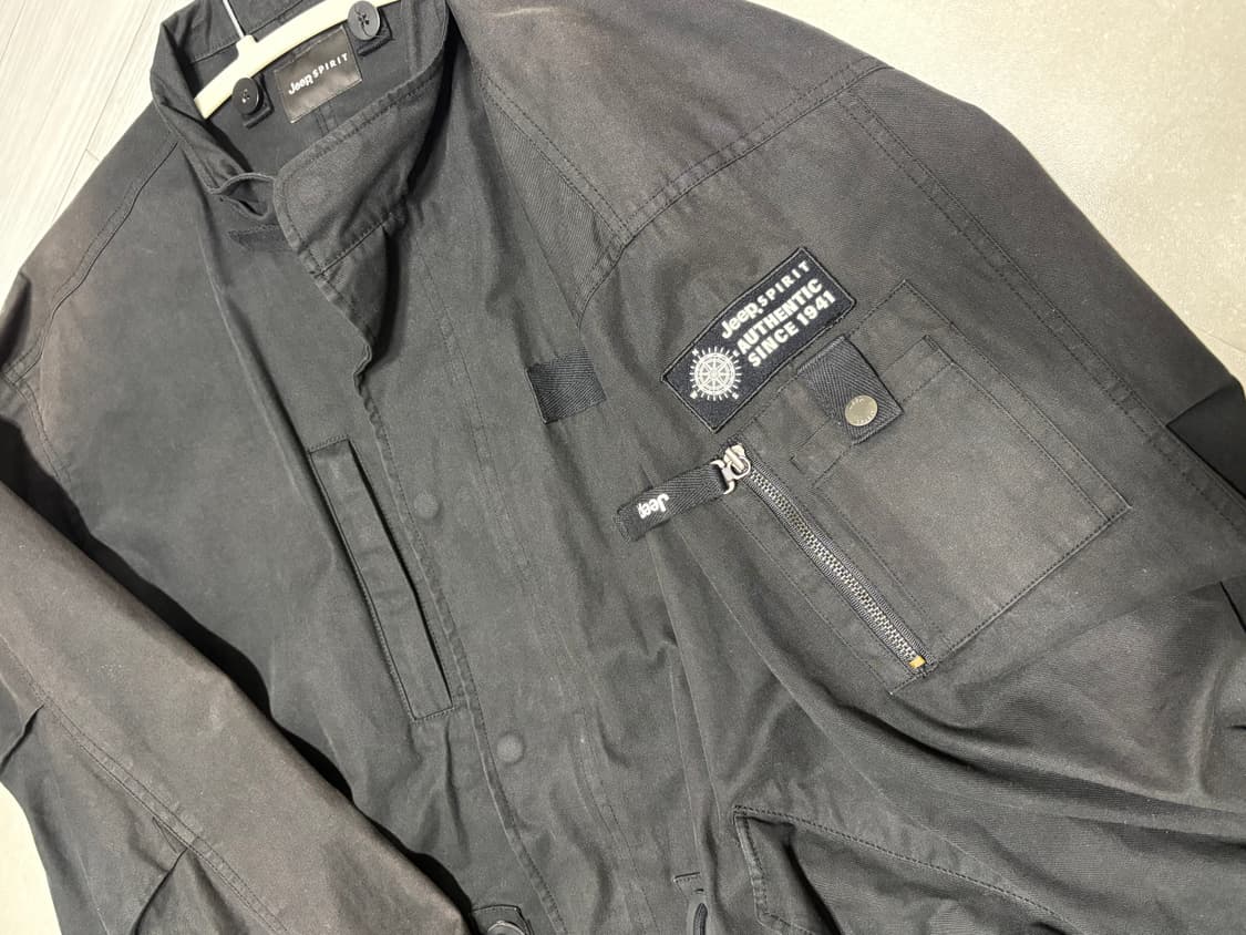 Jeep Spirit 블랙 야상 상품이미지2