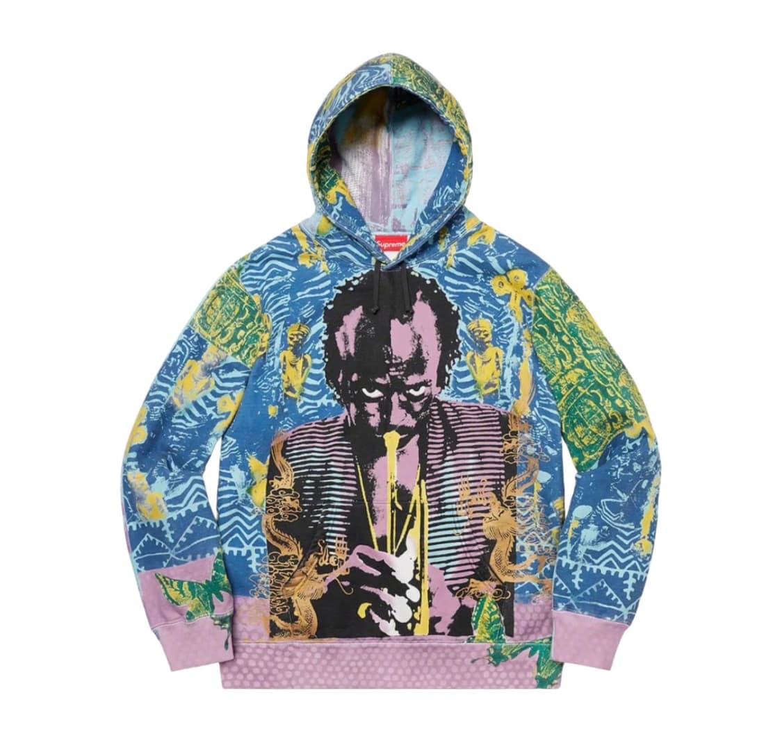 슈프림 20ss 마일스데이비스 후디 xl 상품이미지1